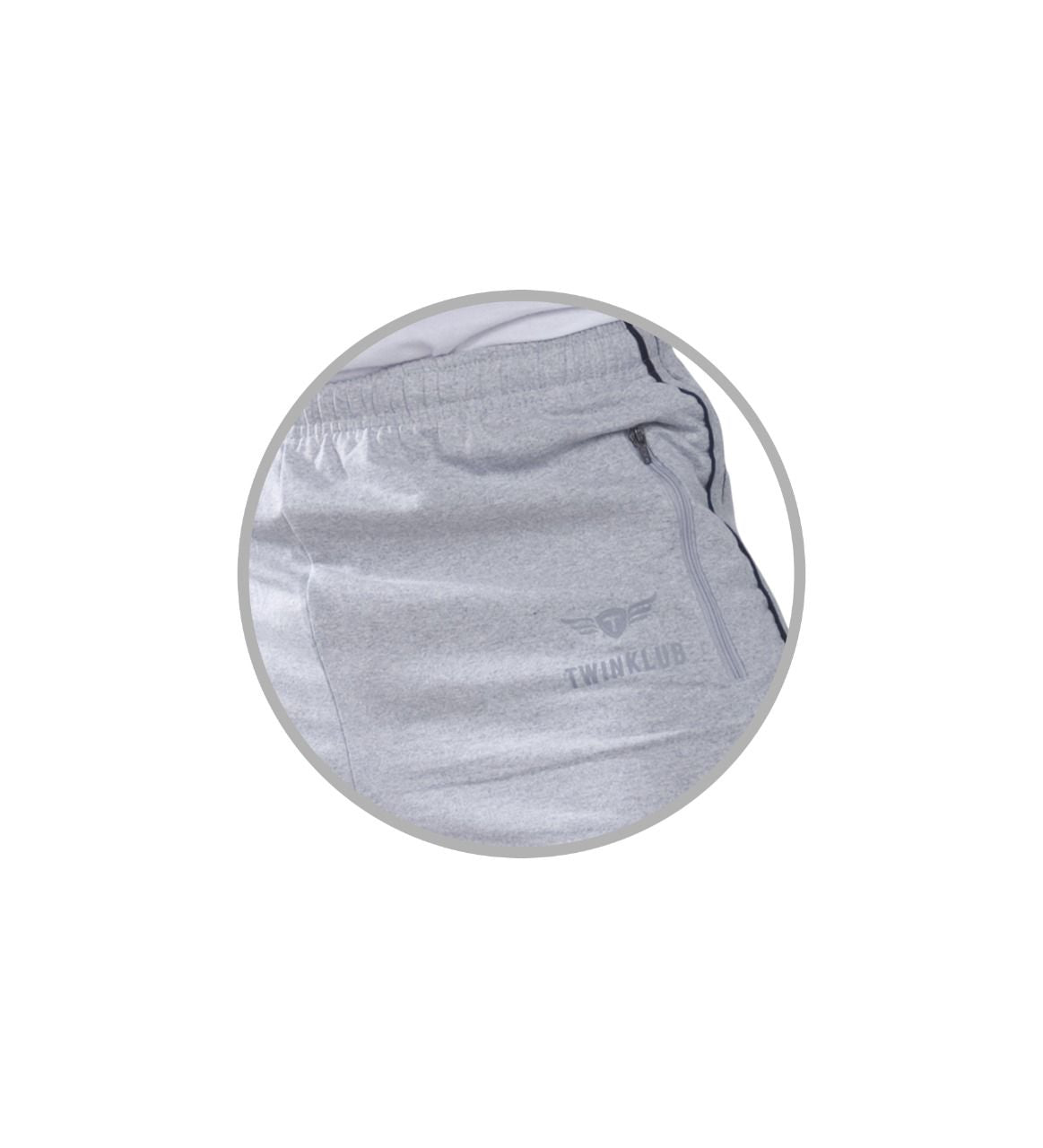 Premium Grey Track Pant With side zip pockets TK705