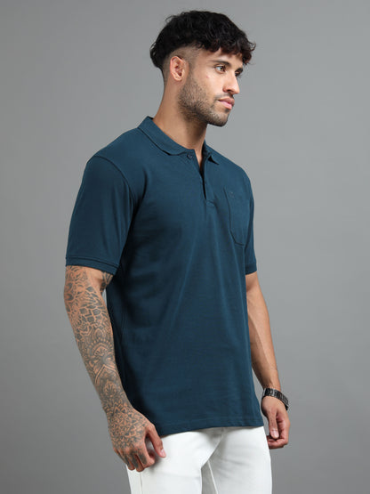 Mens Executive Cotton Polos with Pocket Airforce Polo T-shirt TK707