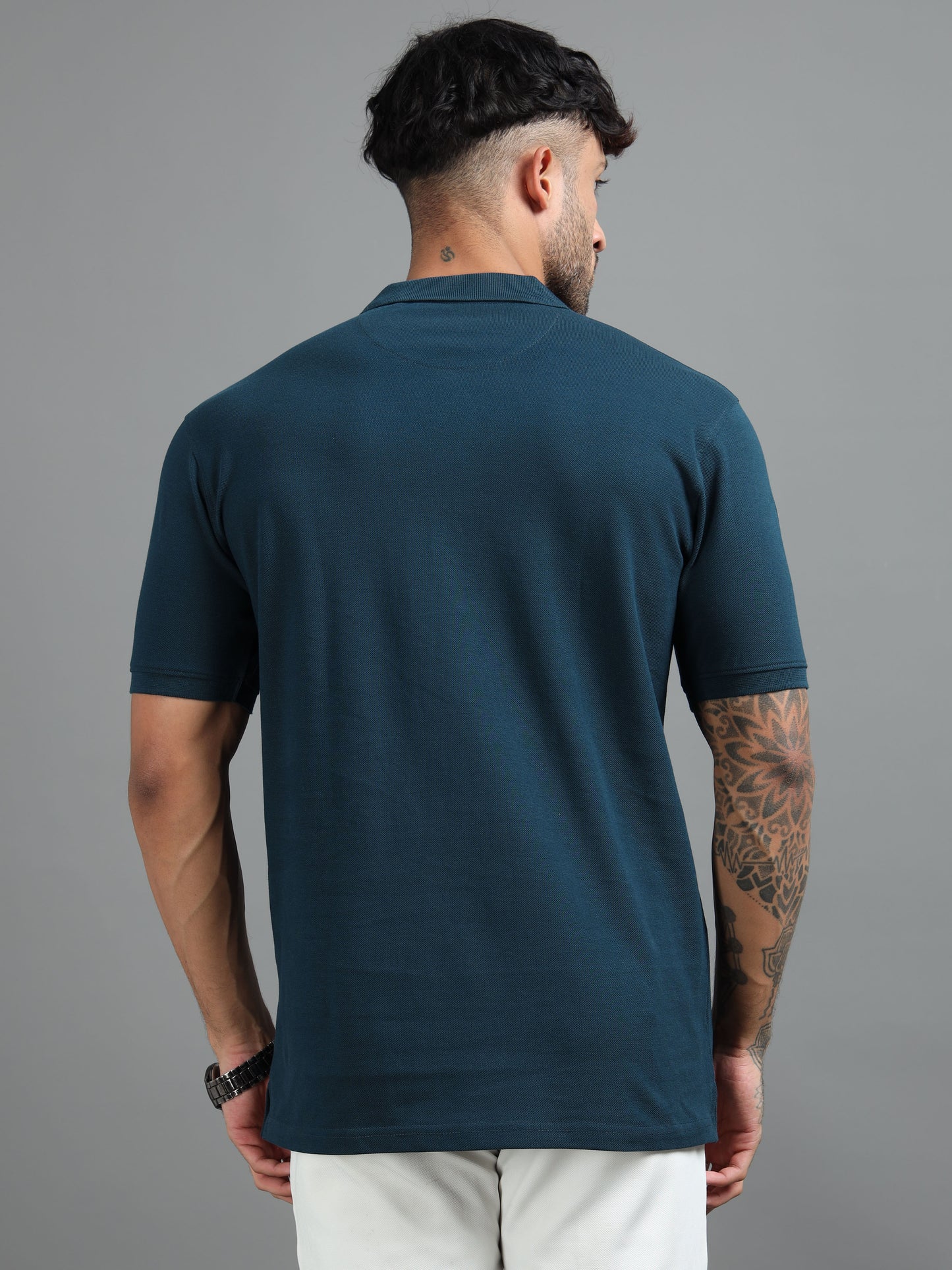 Mens Executive Cotton Polos with Pocket Airforce Polo T-shirt TK707