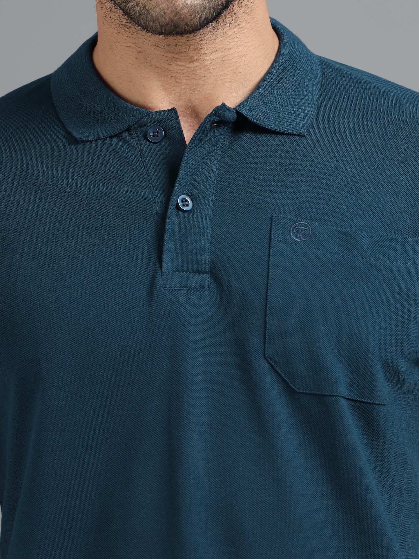 Mens Executive Cotton Polos with Pocket Airforce Polo T-shirt TK707