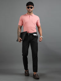 Mens Executive Cotton Polos with Pocket Melon Polo T-shirt TK707