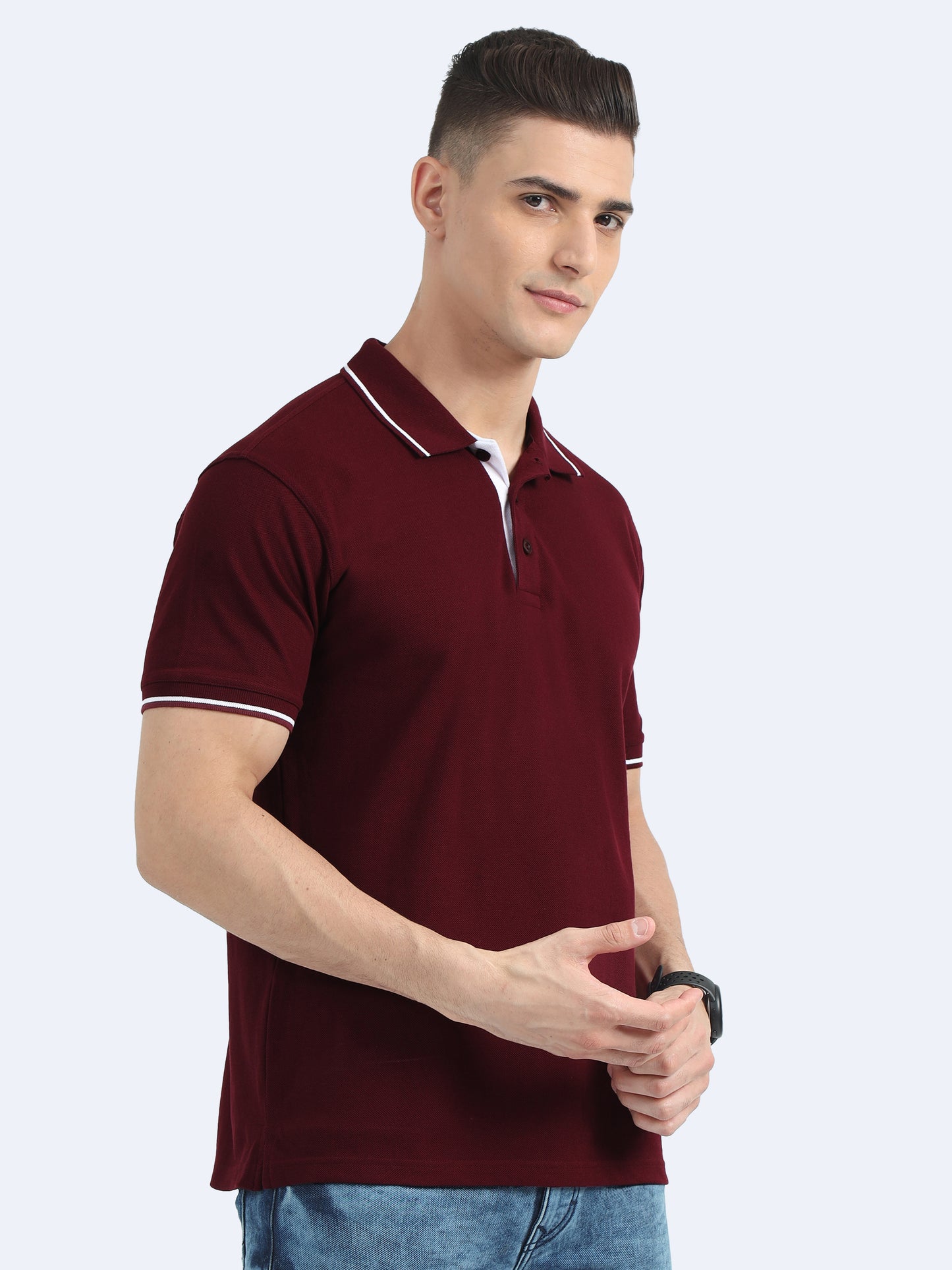 Pack Of 2 Mens Premium Polo T-shirt TK707 TK735