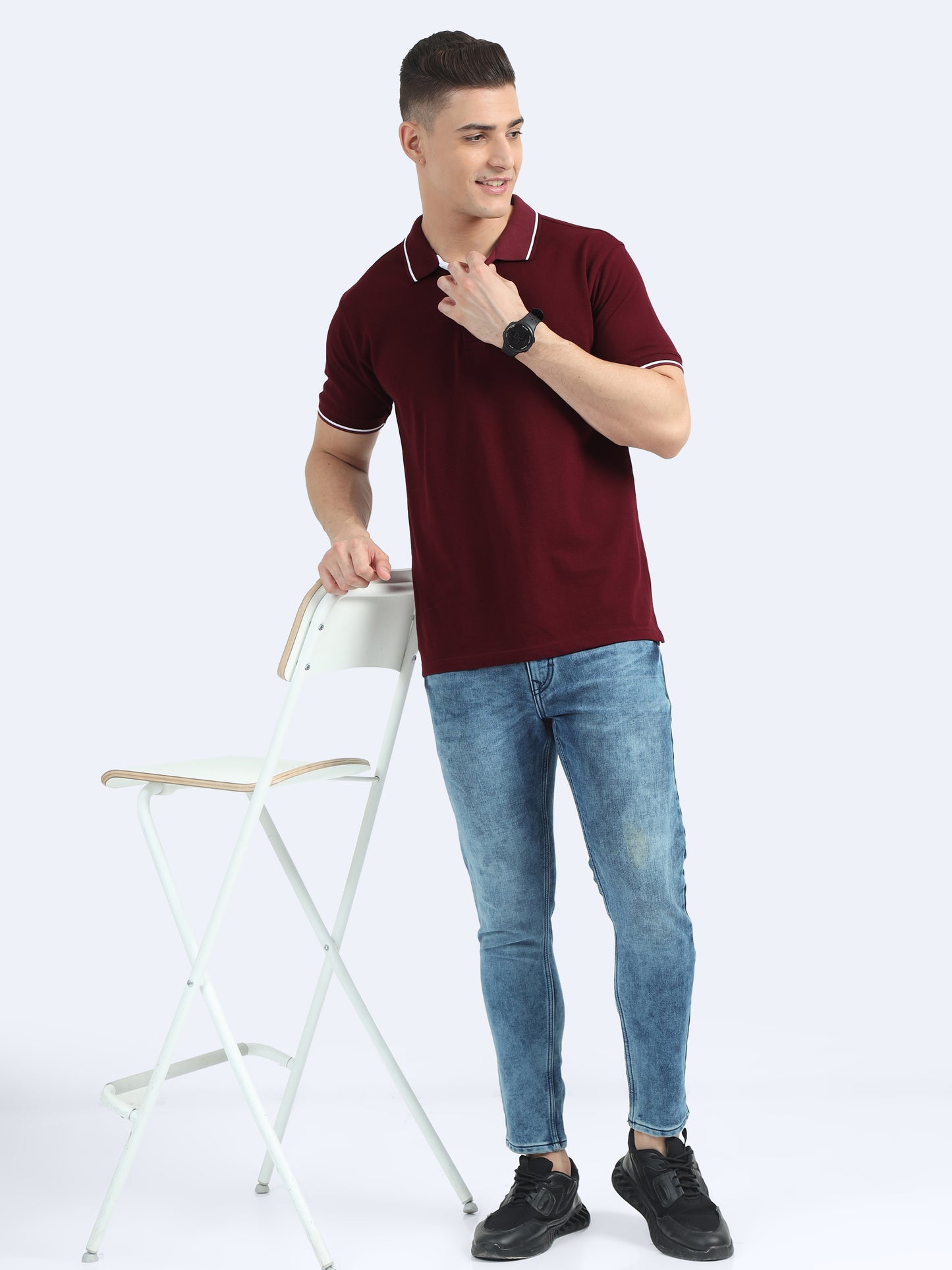 Pack Of 2 Mens Premium Polo T-shirt TK707 TK735