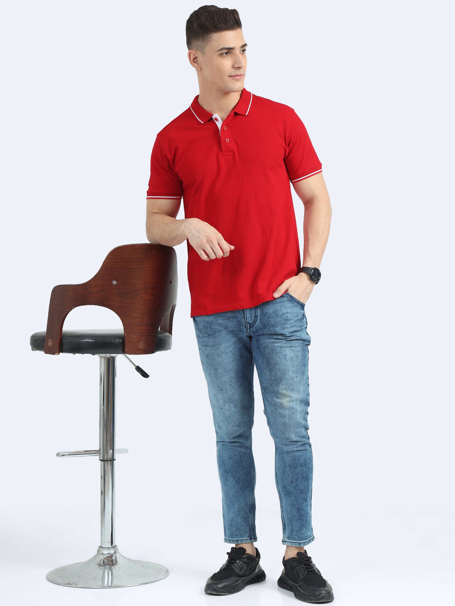 Pack Of 2 Mens Premium Polo T-shirt TK707