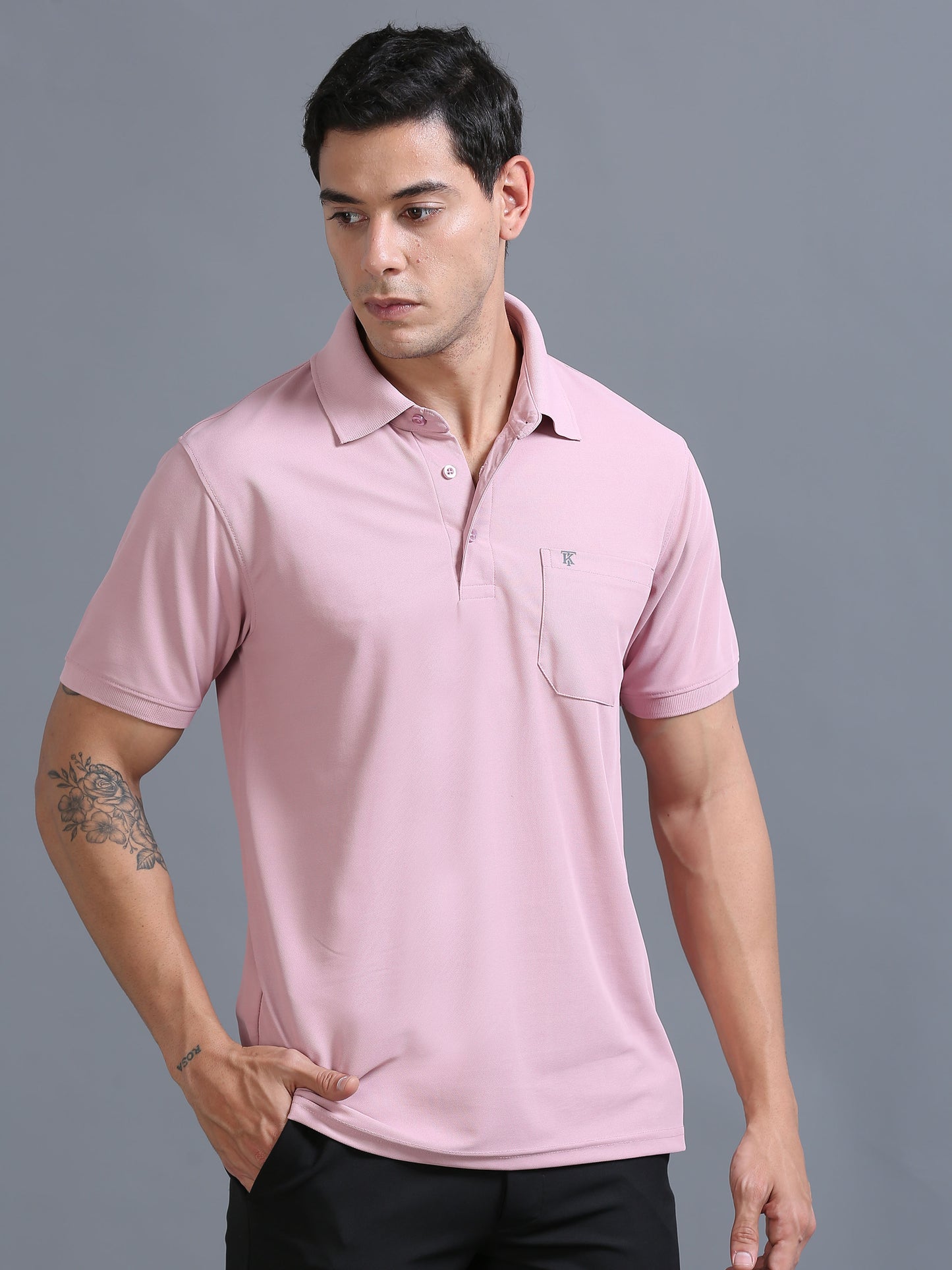 Mens Smart Dry fit Turkish Onion Polo Tees with Pocket TK710