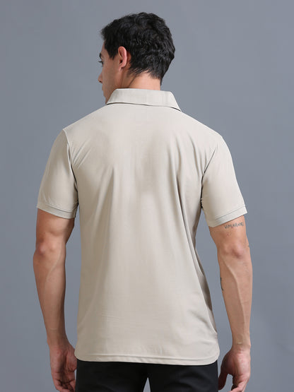 Mens Smart Dry fit Aluminium Polo Tees with Pocket TK710