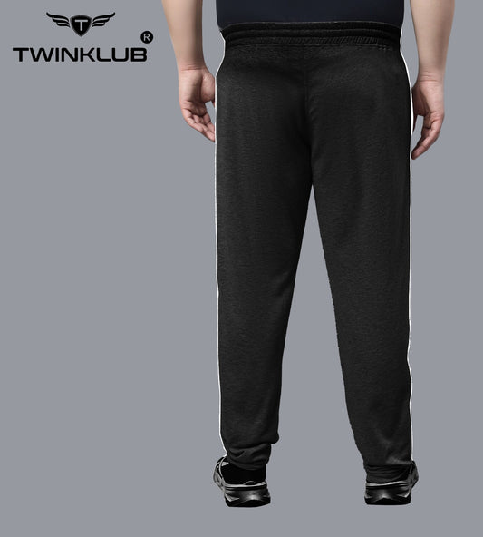 Premium  Charcoal Track Pant With side zip pockets Plus TK705P