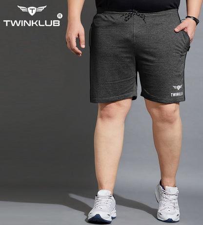 Mens Premium Charcoal Shorts With Zip Pockets Plus TK703P