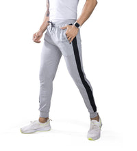 Premium Grey Melange Jogger Pants With side zip pockets TK702